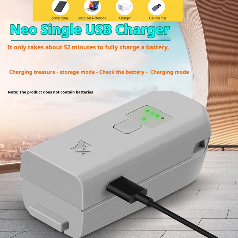 Drone Battery Balance Charger - Cargador de batería USB bidireccional para