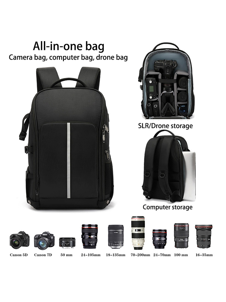 Drone Battery Bag - Mochila para fotografía al aire libre,