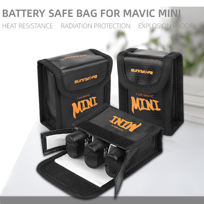 Drone Battery Bag - Bolsa segura de batería para DJI