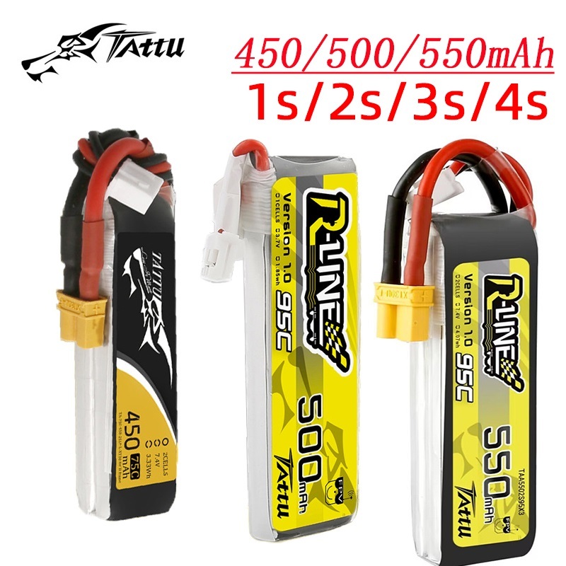 Drone Battery 4S - 3 uds nuevo TATTU 450/500/550mAh 75/95C