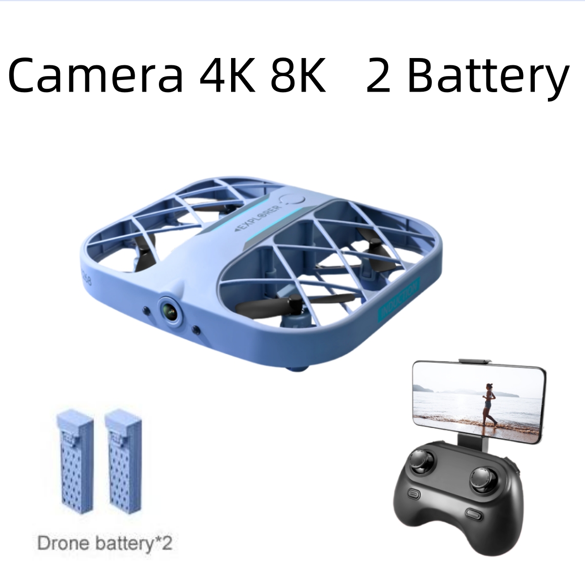 Drone Battery Case - Dron JJRC H107 FPV RC con
