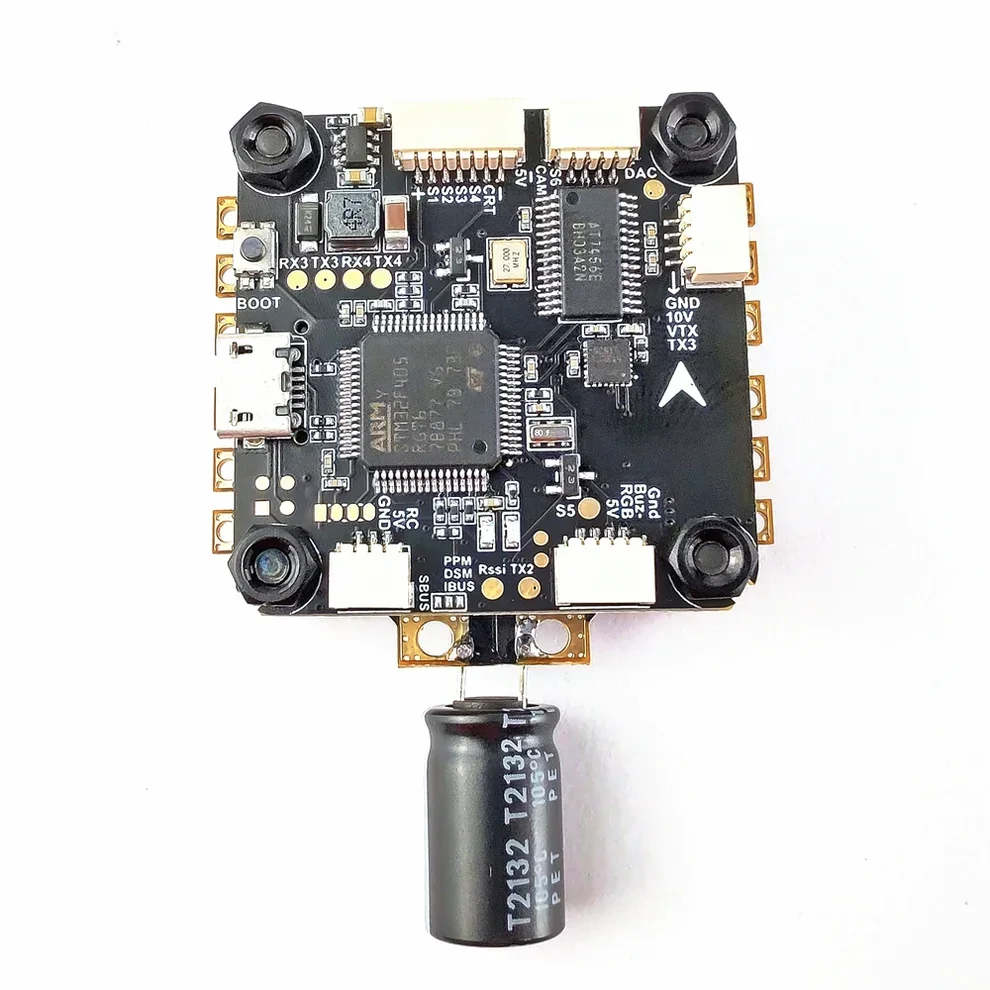 Controlador de Vuelo DarwinFPV - Betaflight Fc F4 reseña y precio