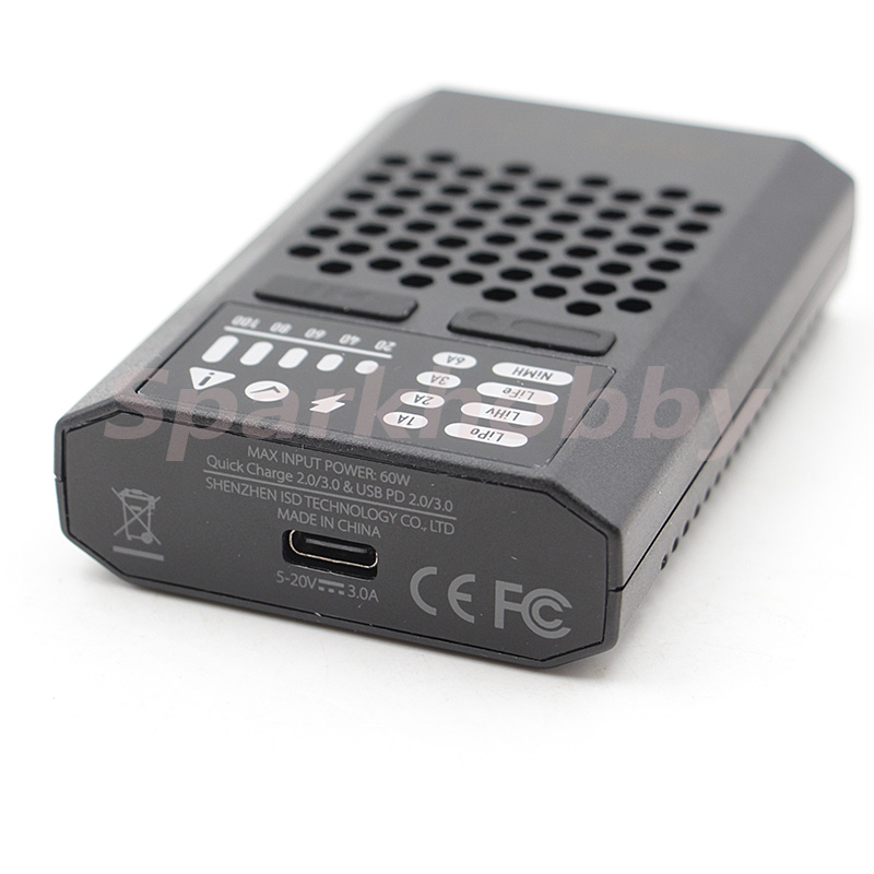 ISDT PD60 60W 6A cargador inte - Drone Battery Smart reseña y precio