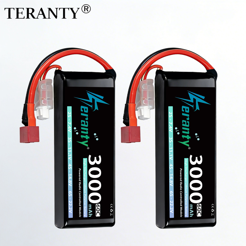 Batería Lipo TERANTY 2S 3000mA - Drone Battery Connector reseña y precio