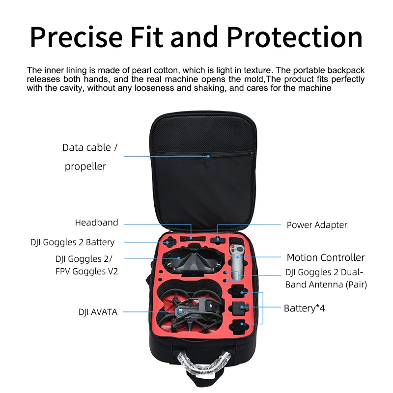 Mochila portátil de nailon, bo - Drone Battery Bag reseña y precio