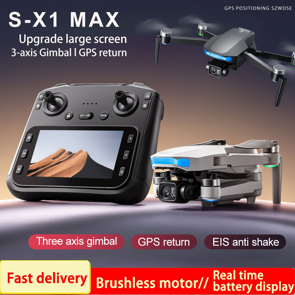 S-X1 MAX 4K Dron profesional c - Eachine Drone E58 reseña y precio