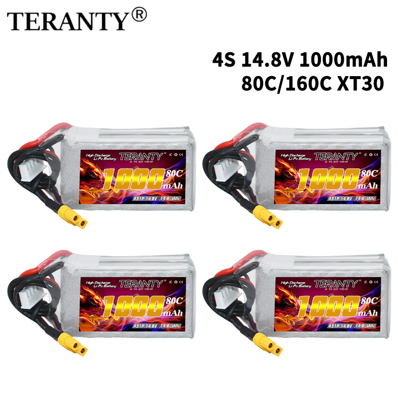 Batería Lipo TERANTY 4S 1000mA - Drone Battery Connector reseña y precio