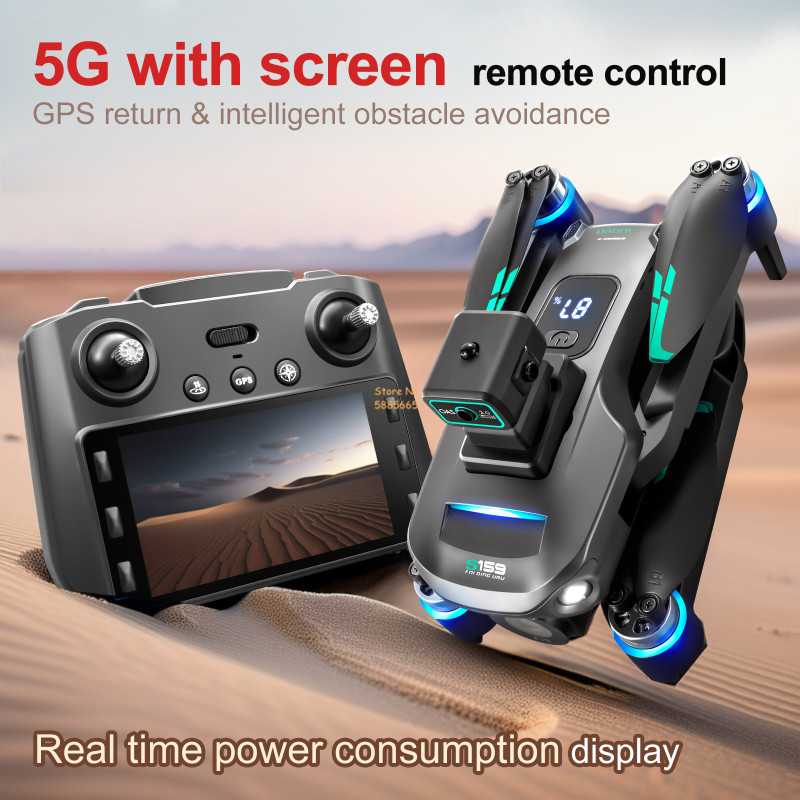 8K Cámara Dual 5G WIFI FPV Con - Drone Battery Case reseña y precio