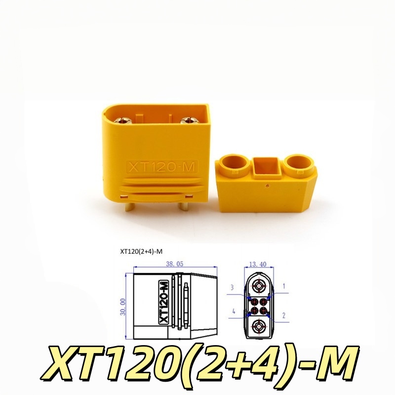 Conector Original Amass XT120  - Drone Battery High Voltage reseña y precio