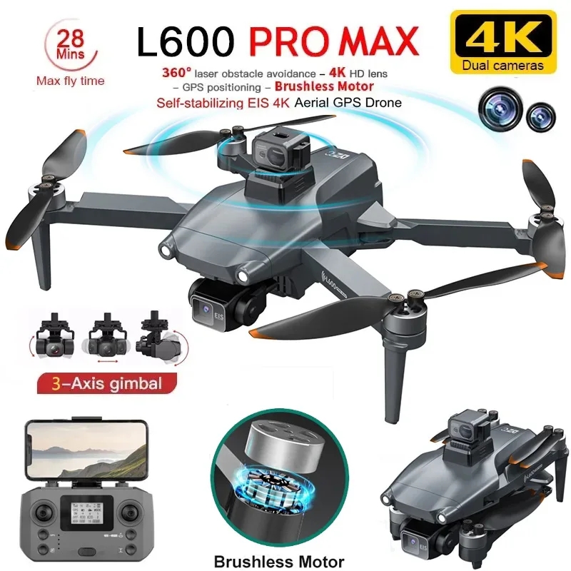 L600 PRO MAX GPS Drone profesi - Drone Battery Case reseña y precio