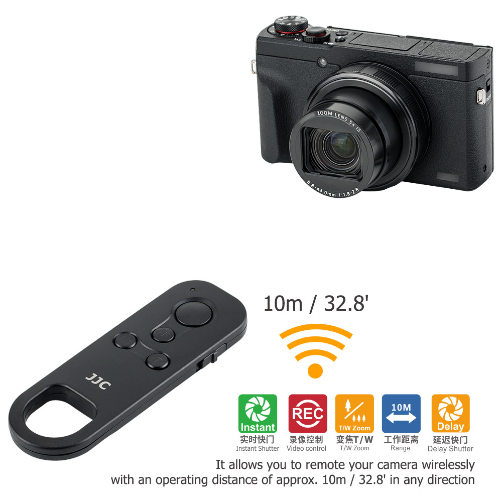 JJC BR-E1 Control remoto Bluet - Canon Camera Eos R8 reseña y precio