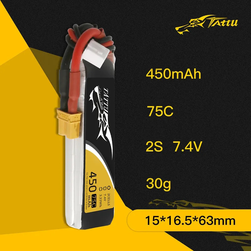 3 uds nuevo TATTU 450/500/550m - Drone Battery 4S reseña y precio