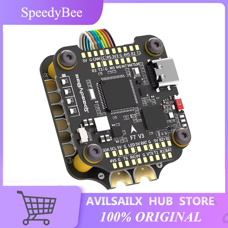 SpeedyBee F7 V3 BL32 50A 30x30 - Betaflight Fc Blheli 32 reseña y precio