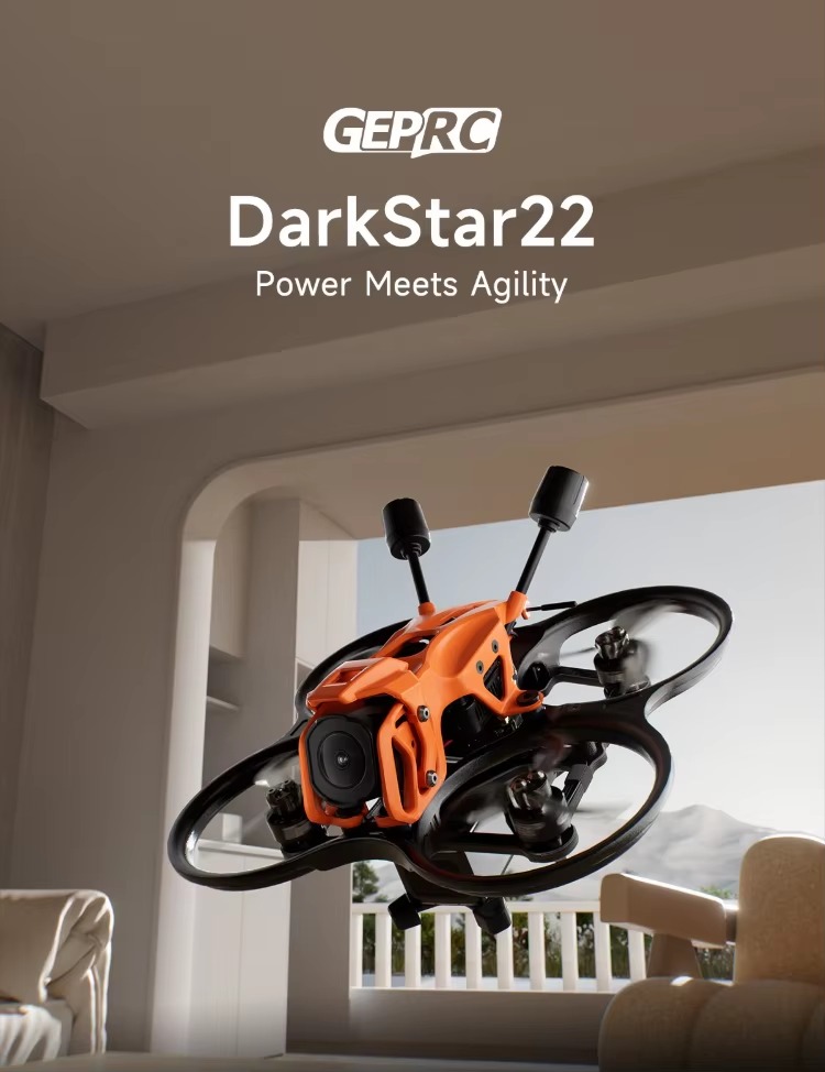 Nuevo Dron FPV GEPRC DarkStar2 - Drone Battery 4S reseña y precio