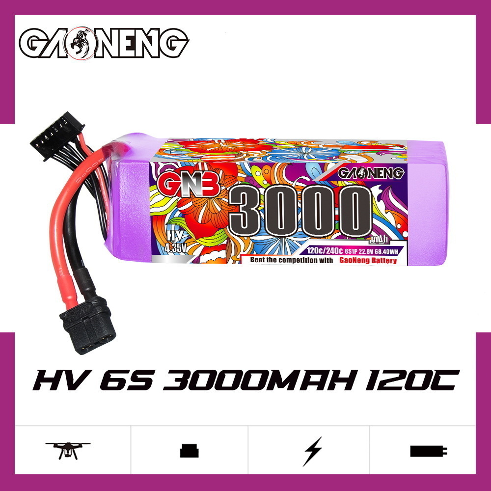 Batería Lipo GNB 6S 22,8 V 300 - Drone Battery Connector reseña y precio