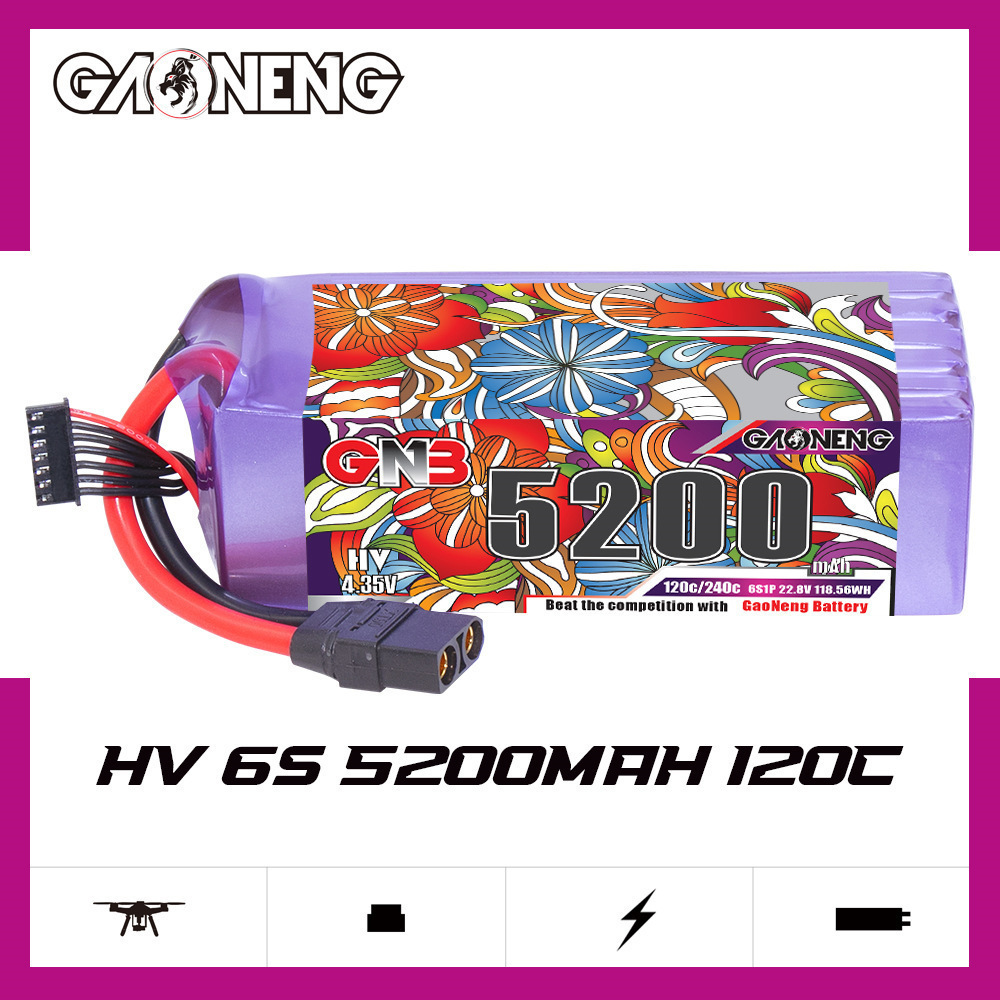 Batería Lipo GNB 6S 22,8 V 300 - Drone Battery Connector reseña y precio